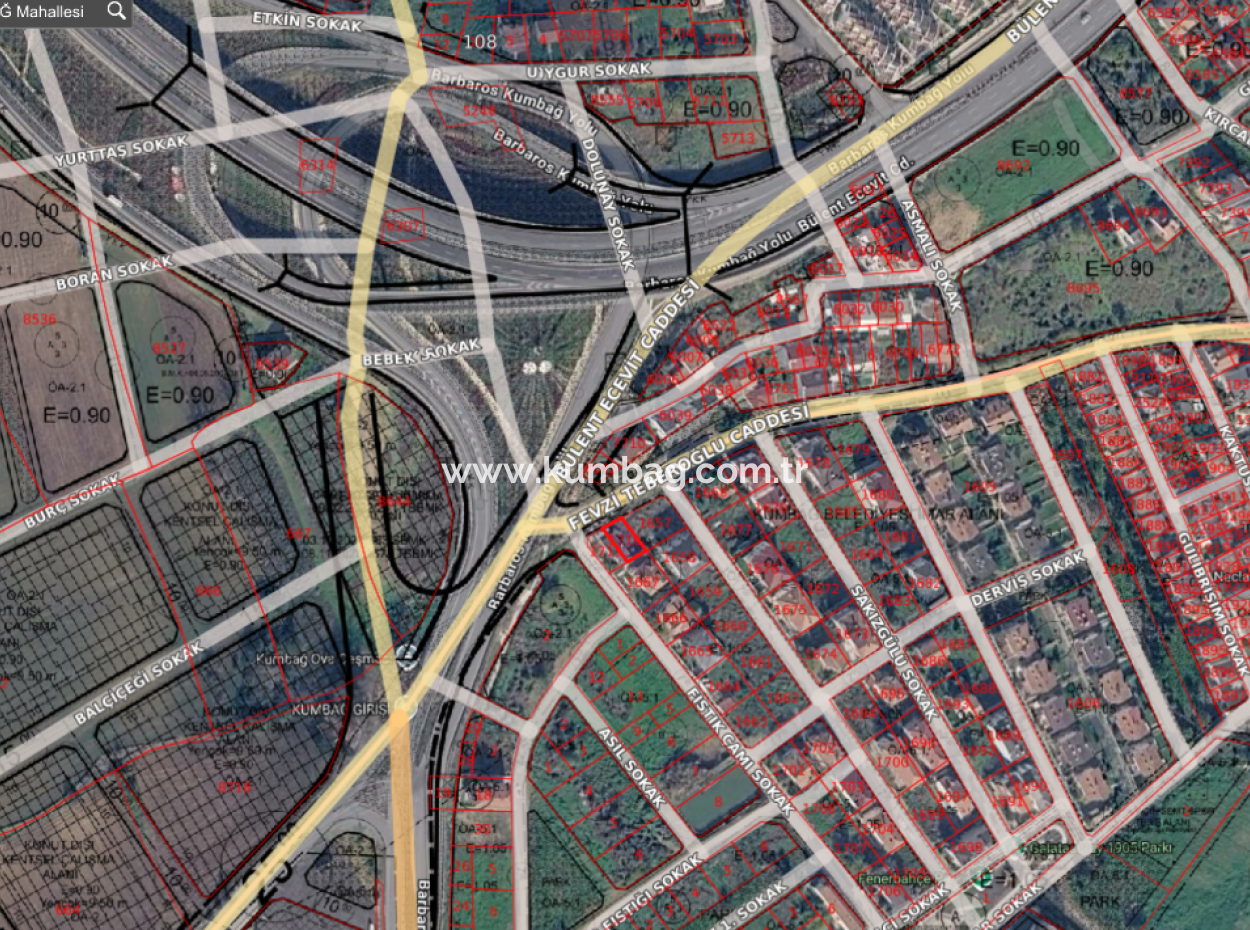 185 M2 Block Order Land For Sale In Kumbağ, Close To Gündal Beach