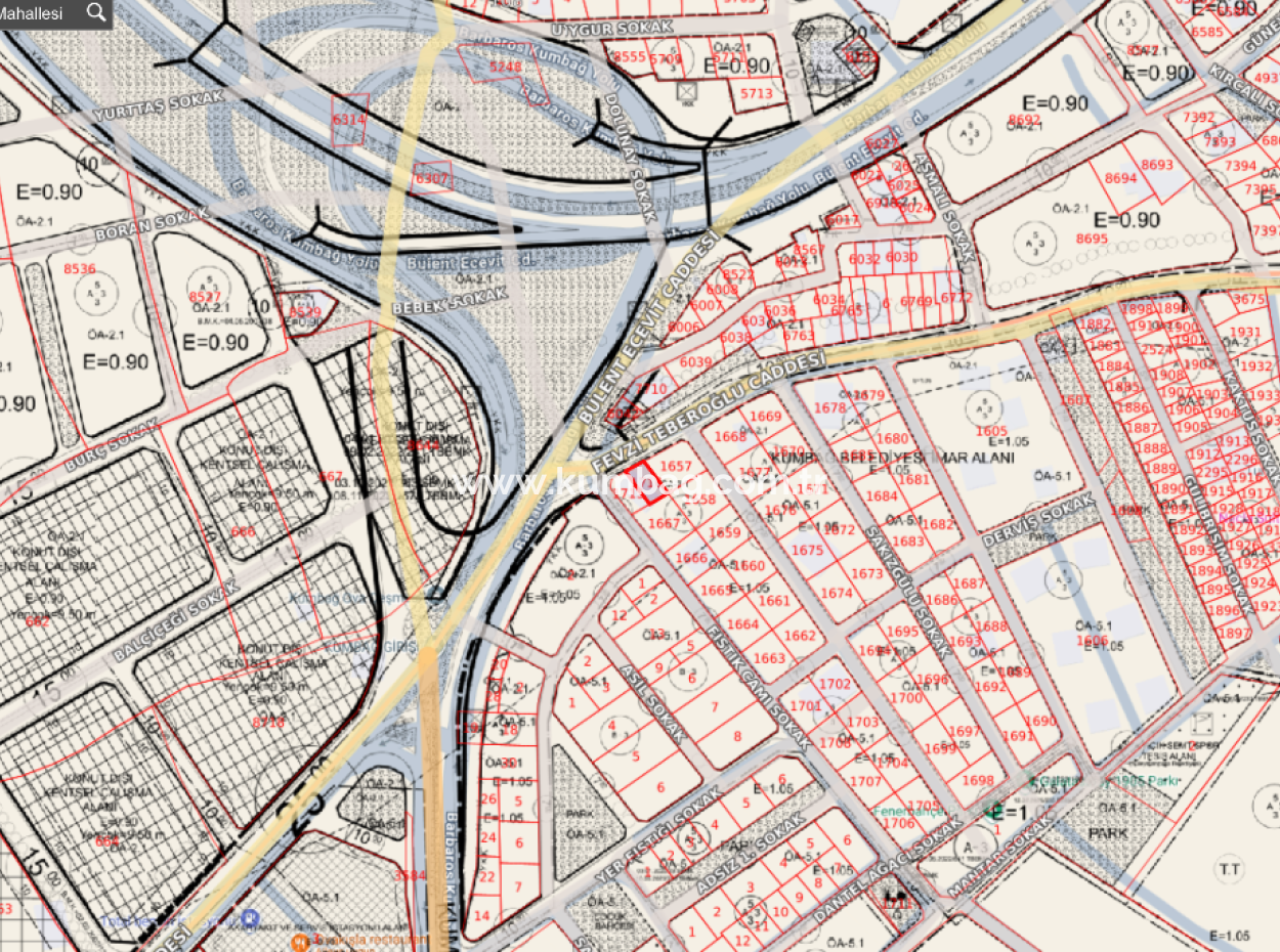 185 M2 Block Order Land For Sale In Kumbağ, Close To Gündal Beach
