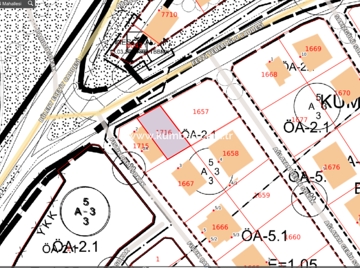 185 M2 Block Order Land For Sale In Kumbağ, Close To Gündal Beach
