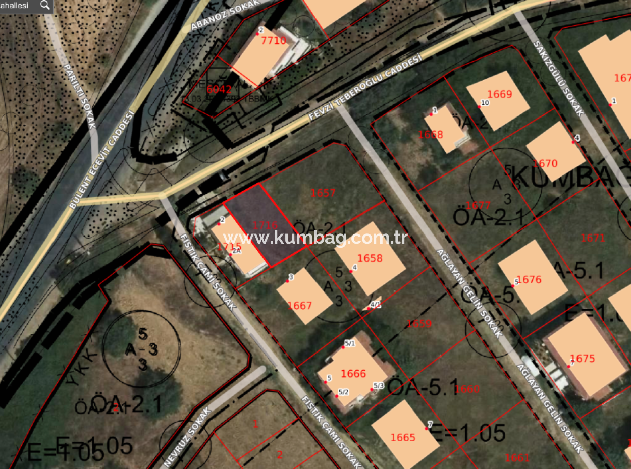 185 M2 Block Order Land For Sale In Kumbağ, Close To Gündal Beach