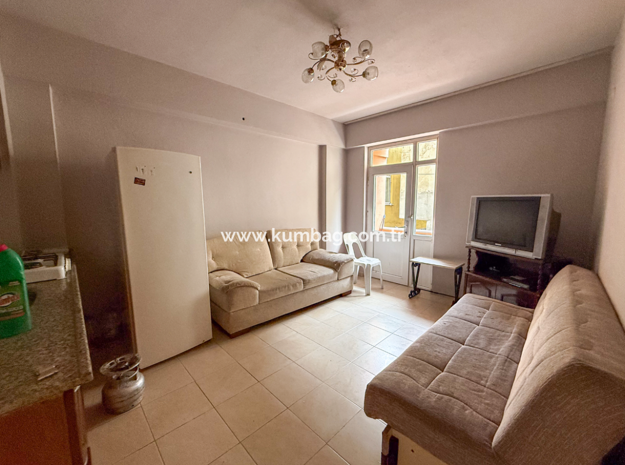 1 1 Flat For Sale With Large Balcony In Central Location In Kumbağ