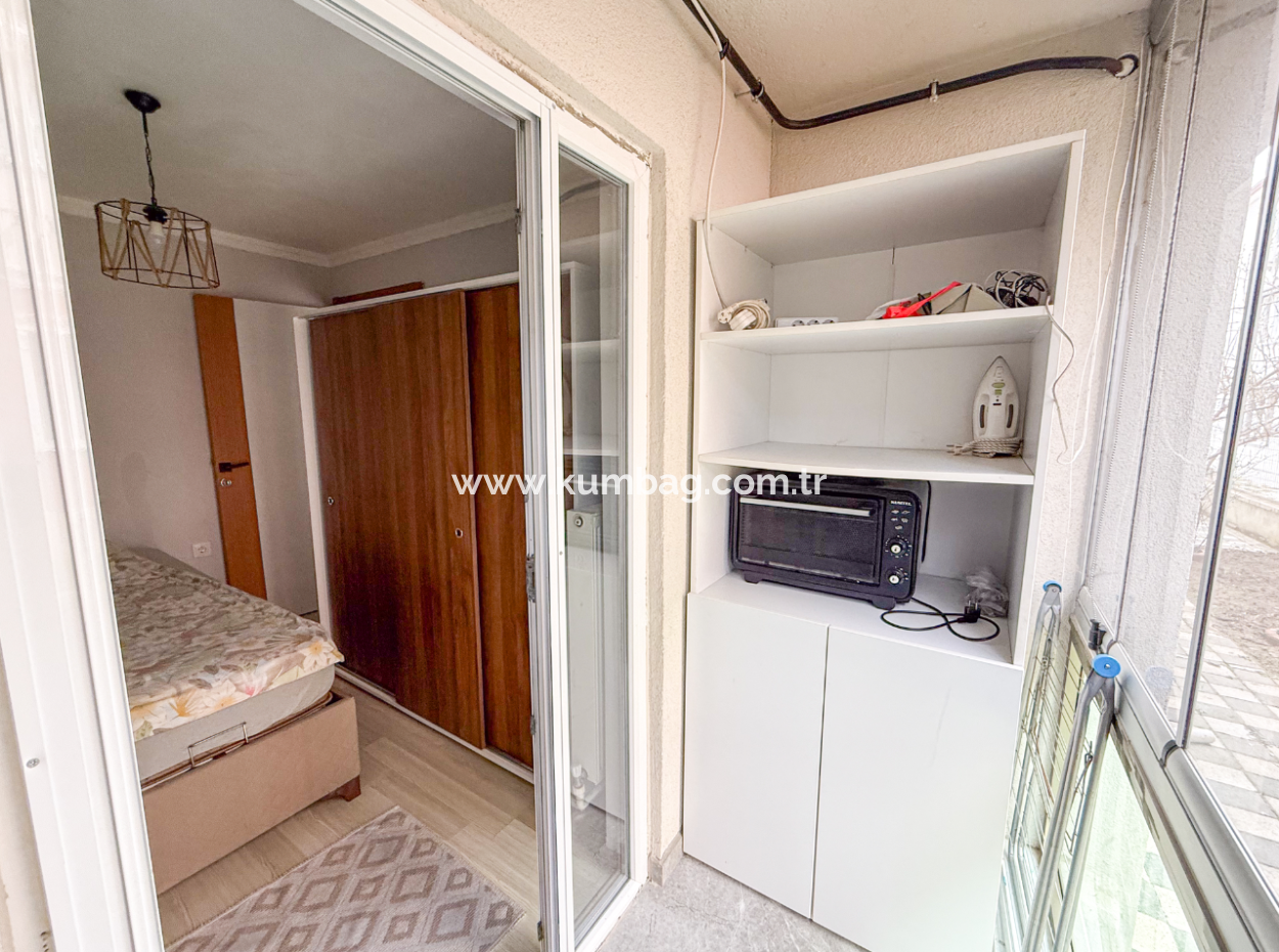 Furnished 1 1 Flat On The Sea Side Of The Street In Kumbağ