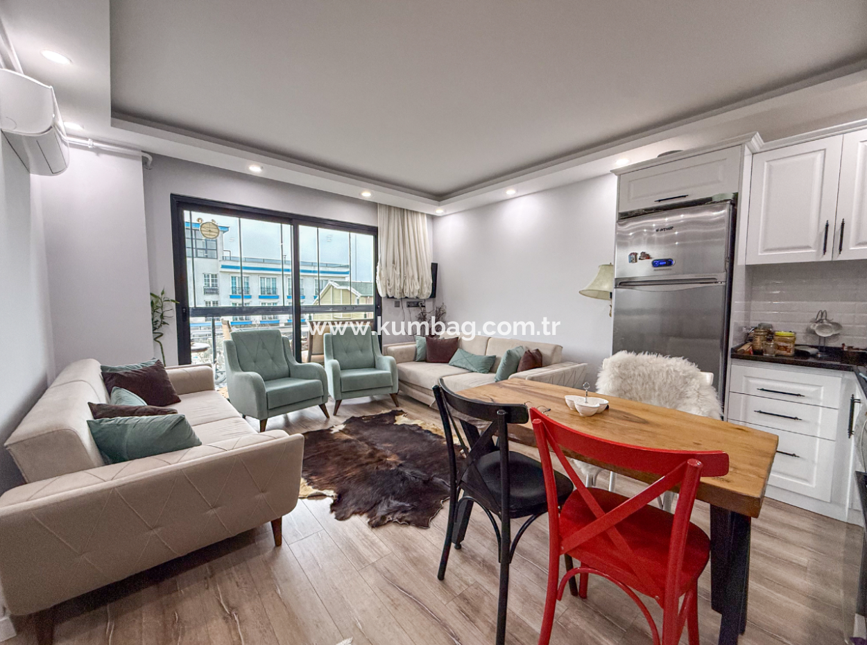 2 1 Flat For Sale In A Seafront Site In Kumbağ
