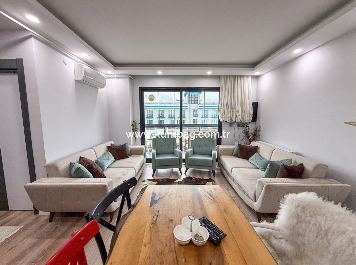 2 1 Flat For Sale In A Seafront Site In Kumbağ