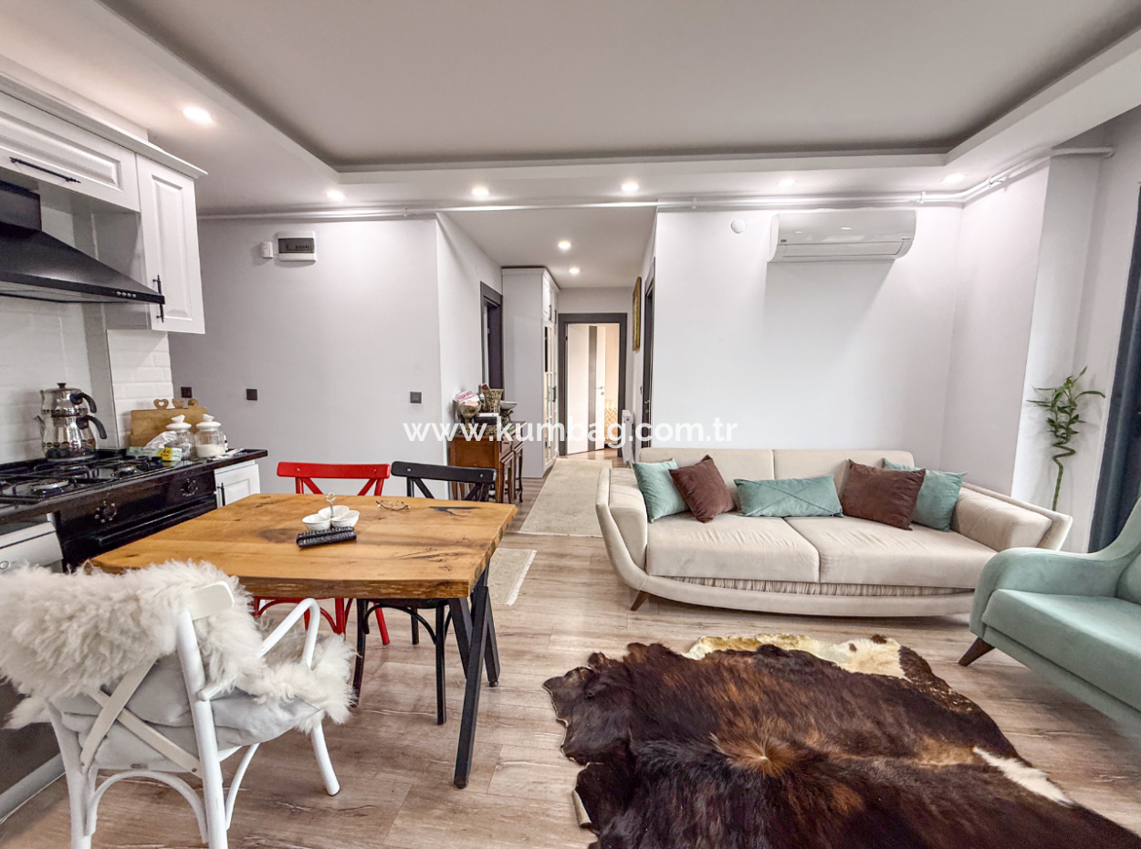 2 1 Flat For Sale In A Seafront Site In Kumbağ