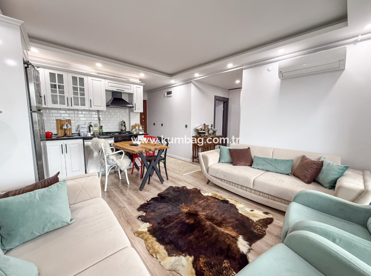 2 1 Flat For Sale In A Seafront Site In Kumbağ