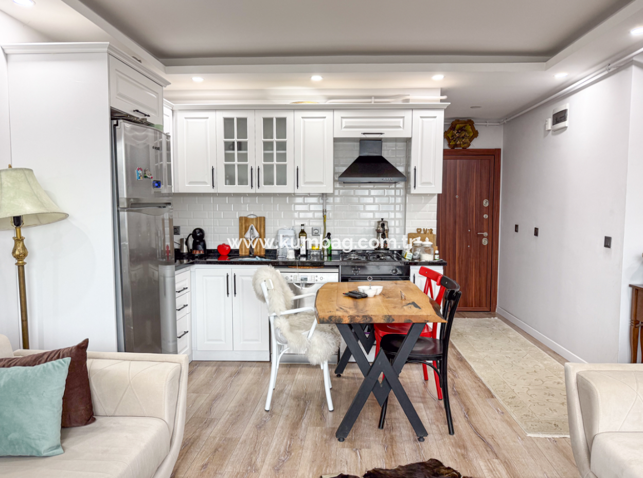 2 1 Flat For Sale In A Seafront Site In Kumbağ