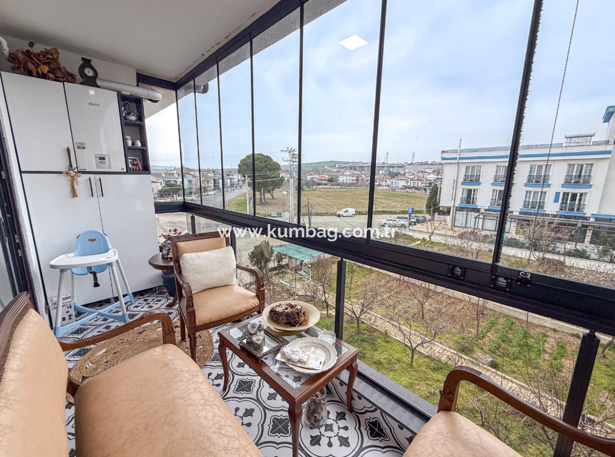 2 1 Flat For Sale In A Seafront Site In Kumbağ