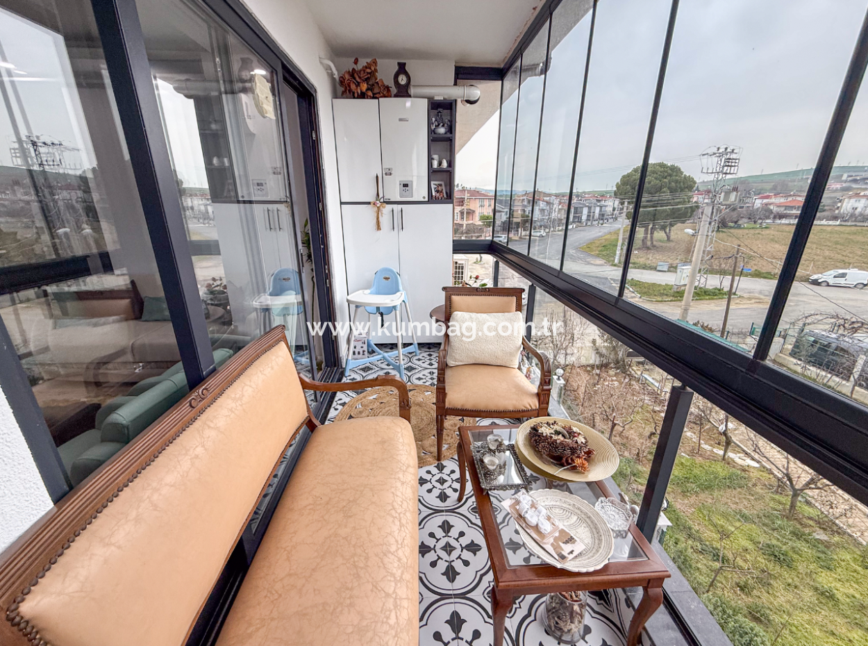 2 1 Flat For Sale In A Seafront Site In Kumbağ