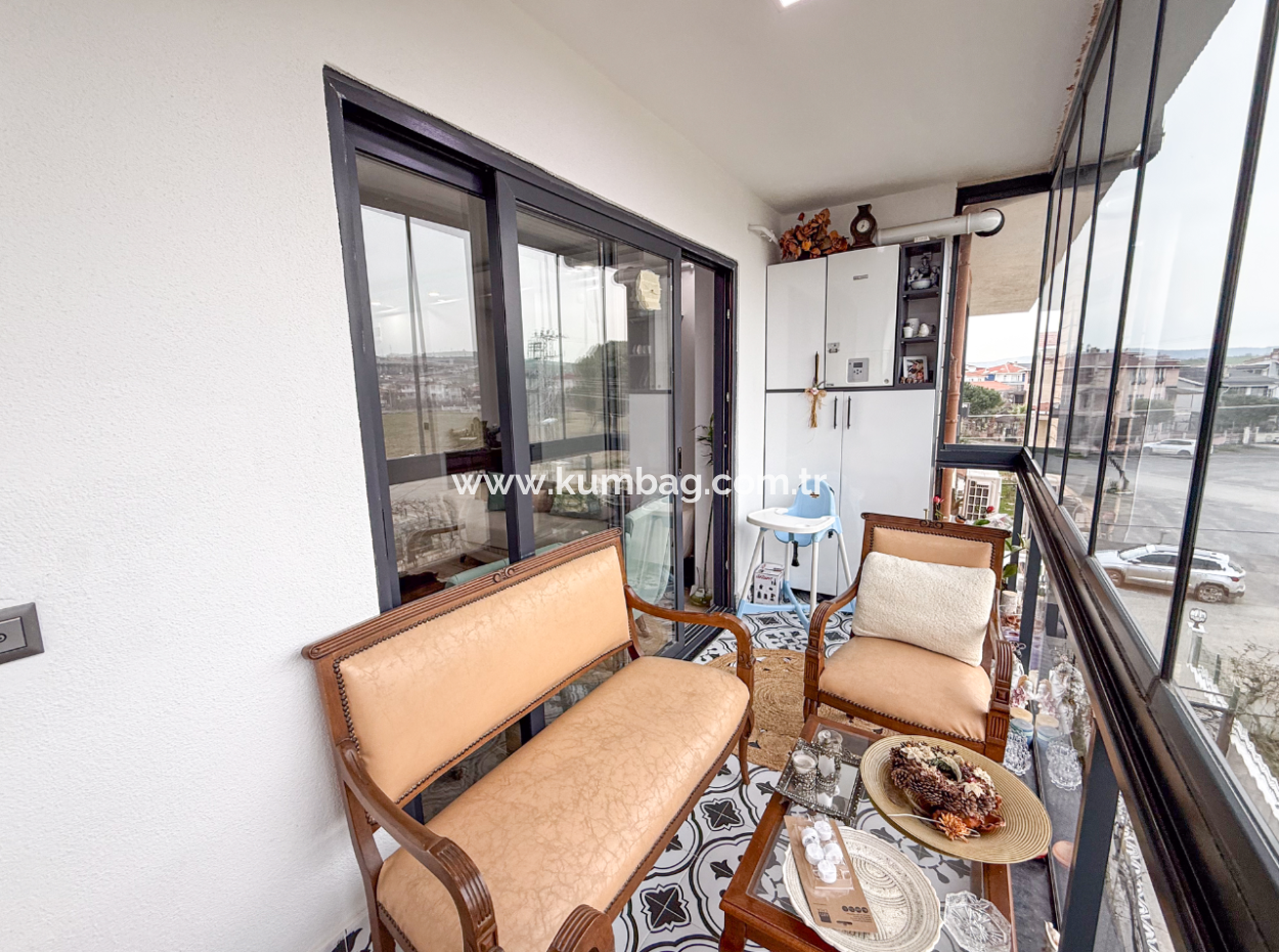 2 1 Flat For Sale In A Seafront Site In Kumbağ