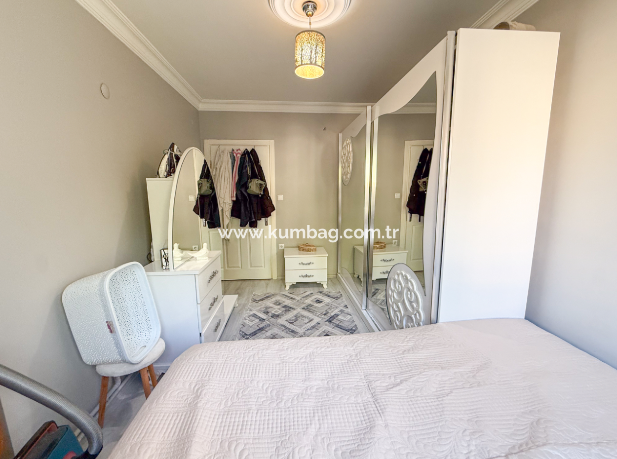 2 1 Flats For Sale In A Centrally Located Site With Pool In Kumbağ