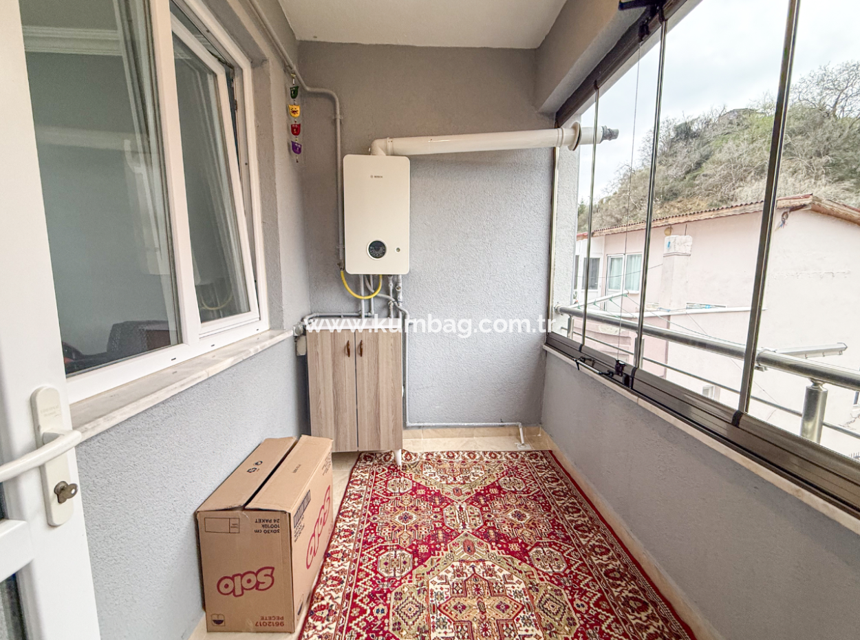 2 1 Furnished Flat For Sale In A Residential Building With Elevator In Kumbağ Port