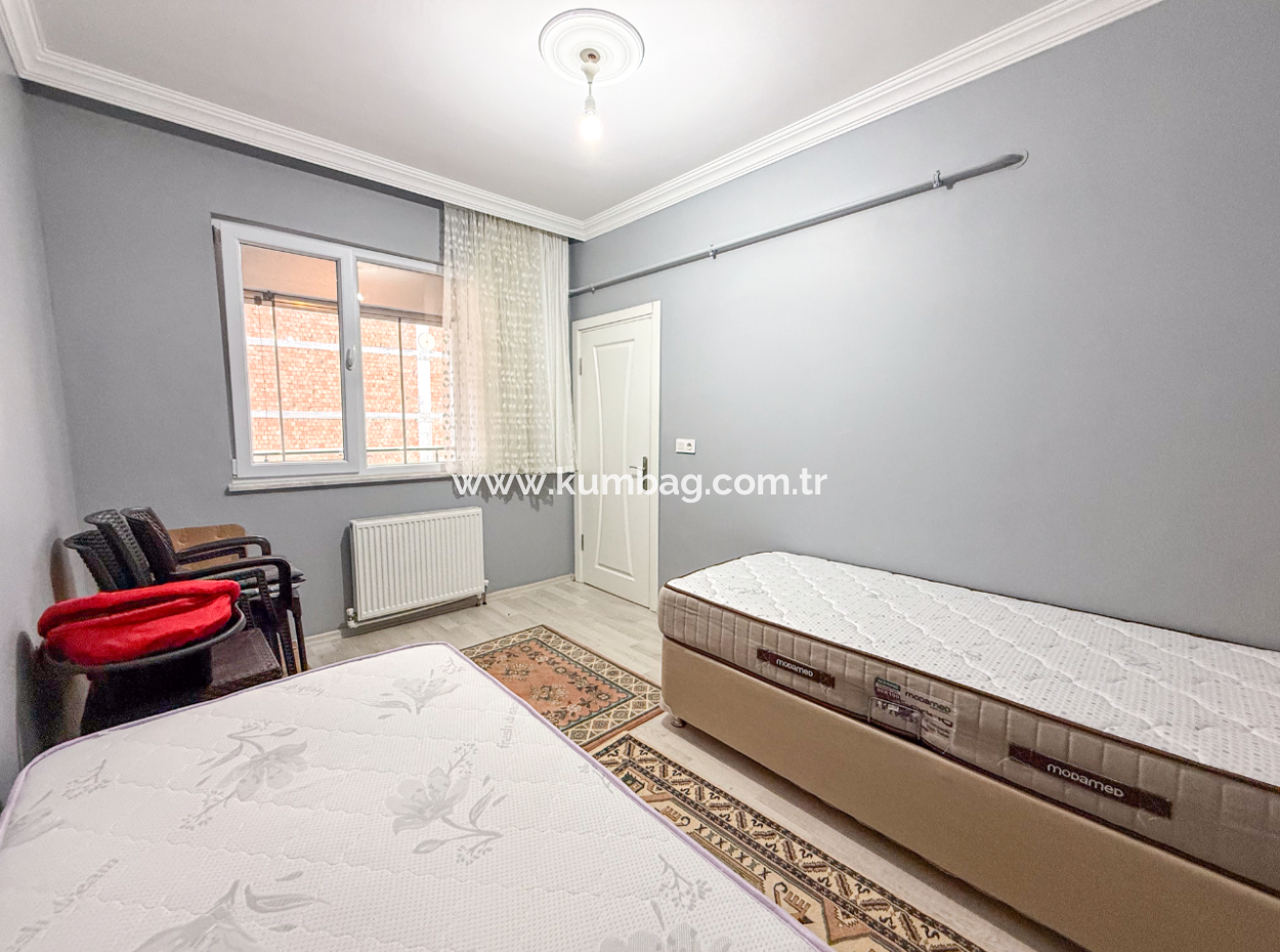 2 1 Furnished Flat For Sale In A Residential Building With Elevator In Kumbağ Port