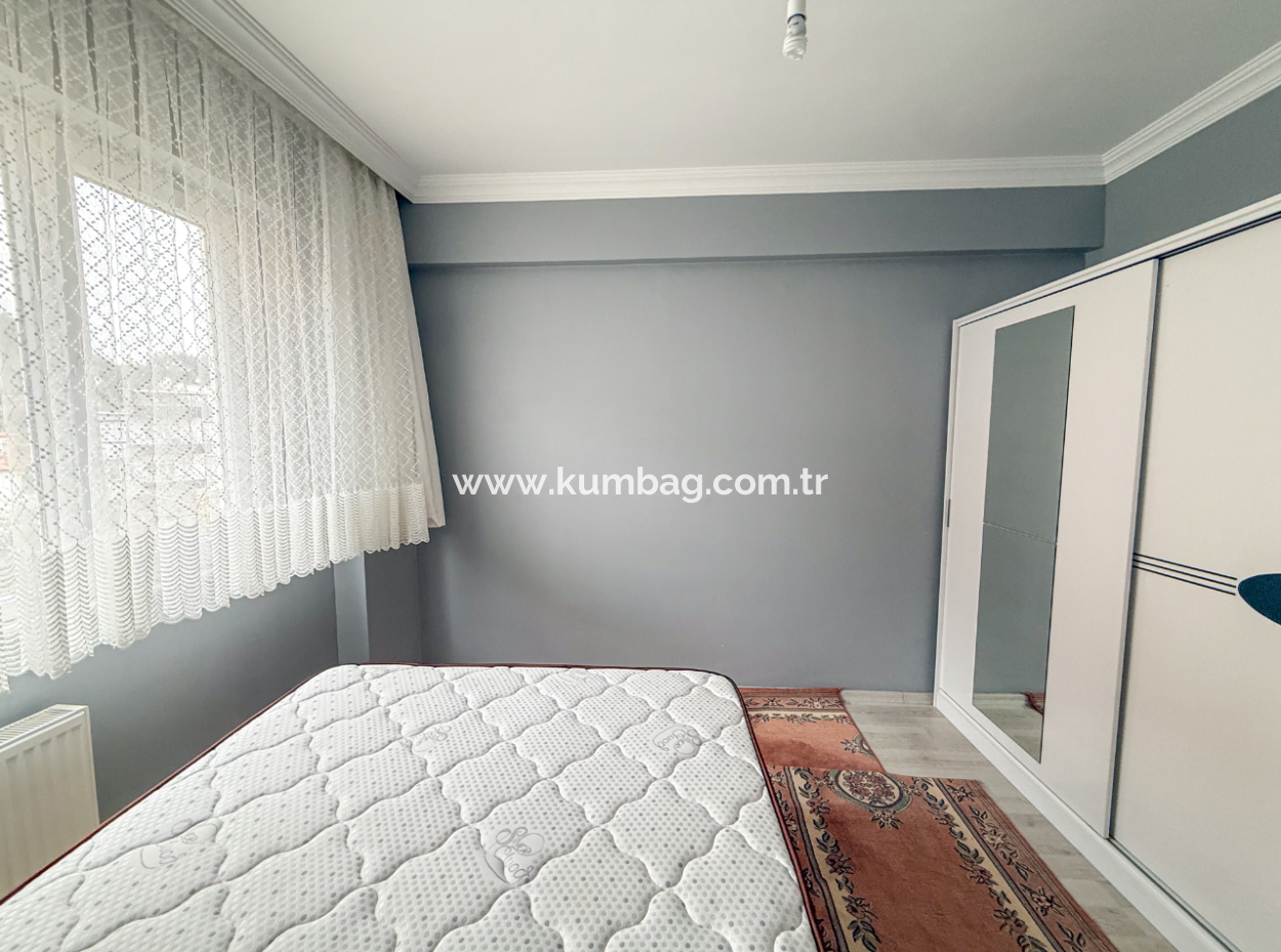2 1 Furnished Flat For Sale In A Residential Building With Elevator In Kumbağ Port