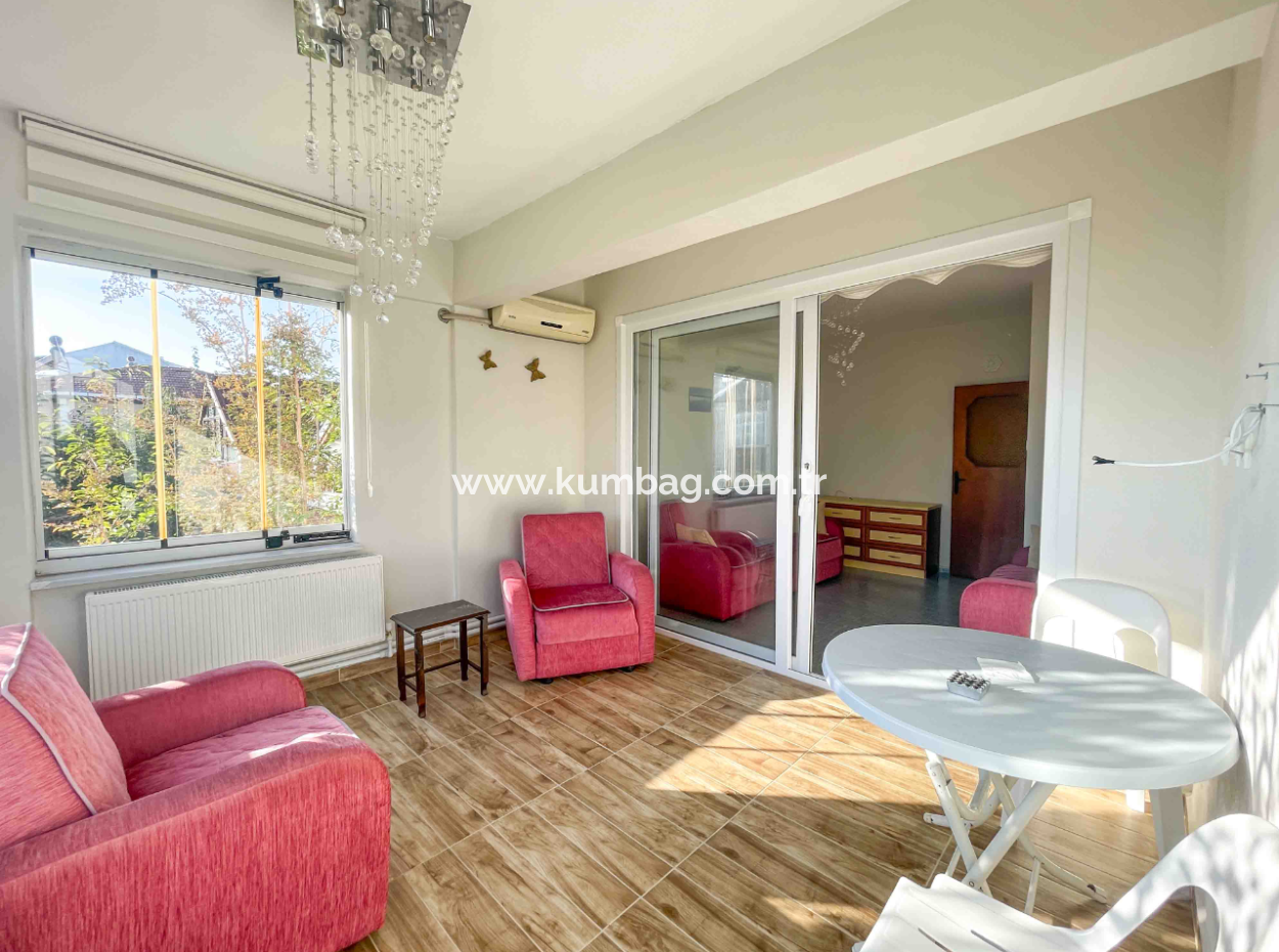 Spacious 2 1 Furnished Flat For Rent On The Sea Side Of Kumbağ Street