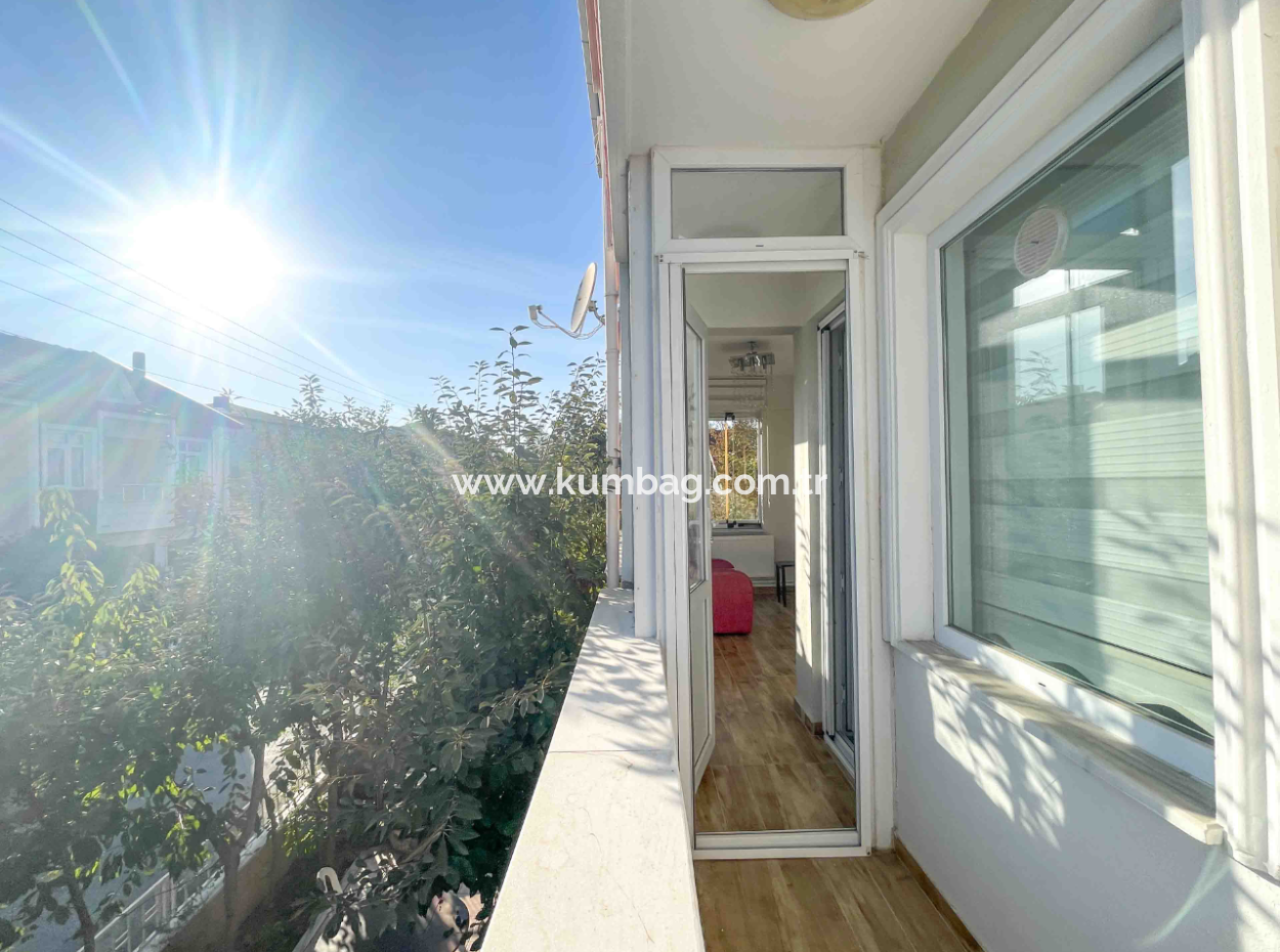 Spacious 2 1 Furnished Flat For Rent On The Sea Side Of Kumbağ Street