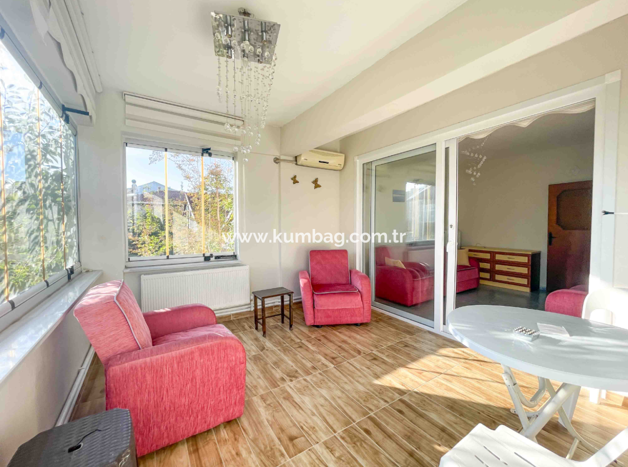 Spacious 2 1 Furnished Flat For Rent On The Sea Side Of Kumbağ Street