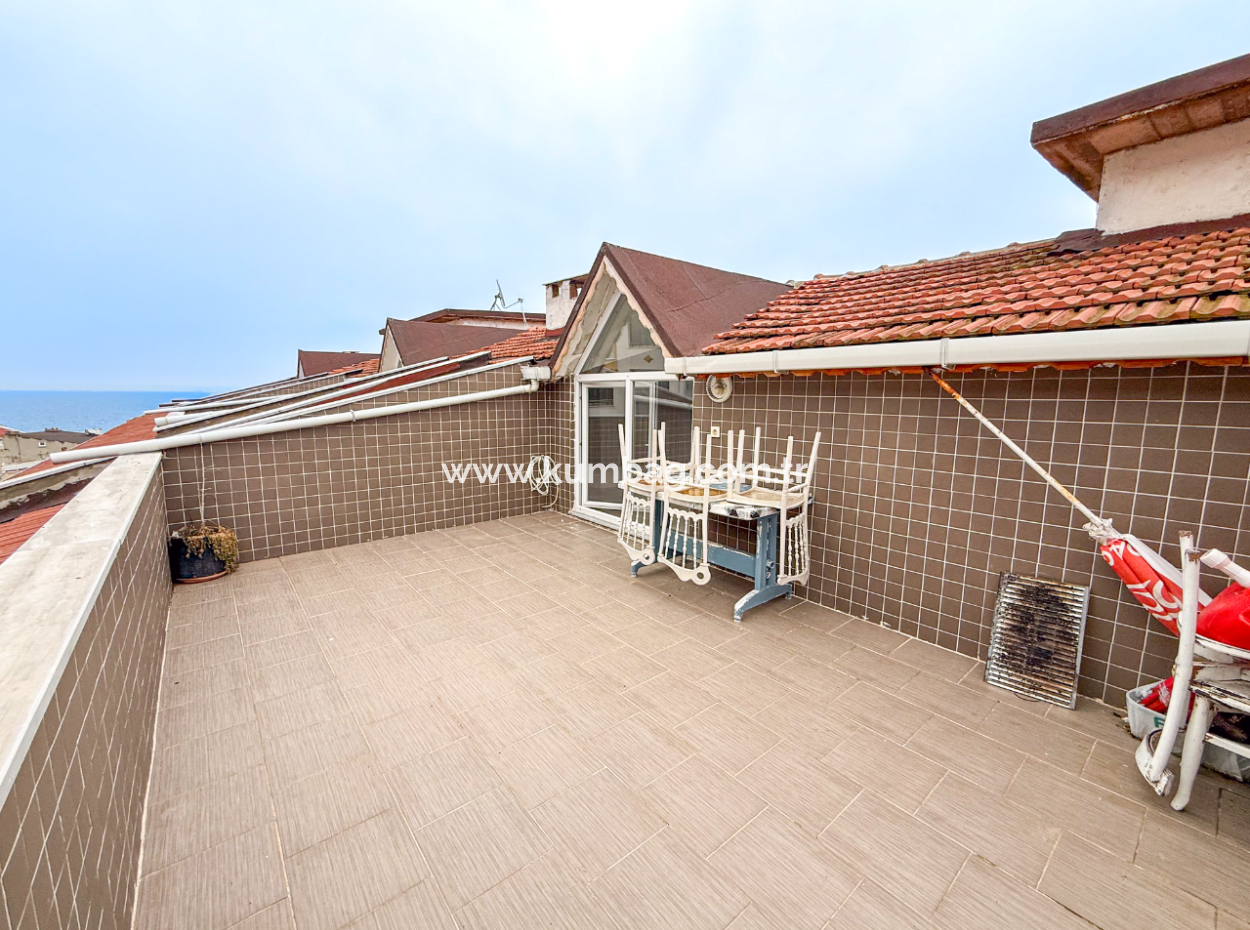 2 1 Duplex Terraced Flat For Rent In A Complex With Pool In Kumbağ Port