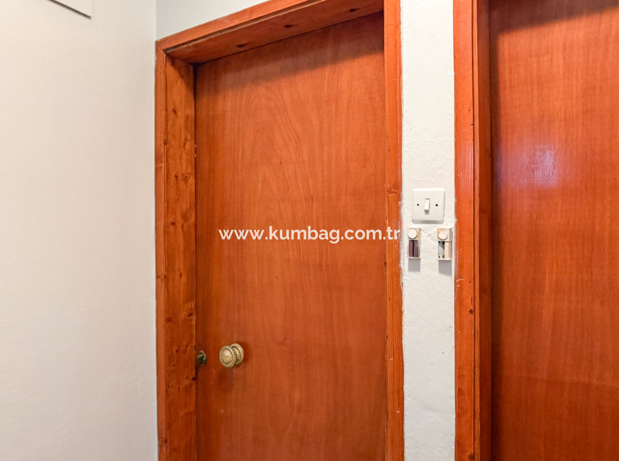 1 1 Flat For Rent With Garden Close To The Sea On Kumbağ Main Street