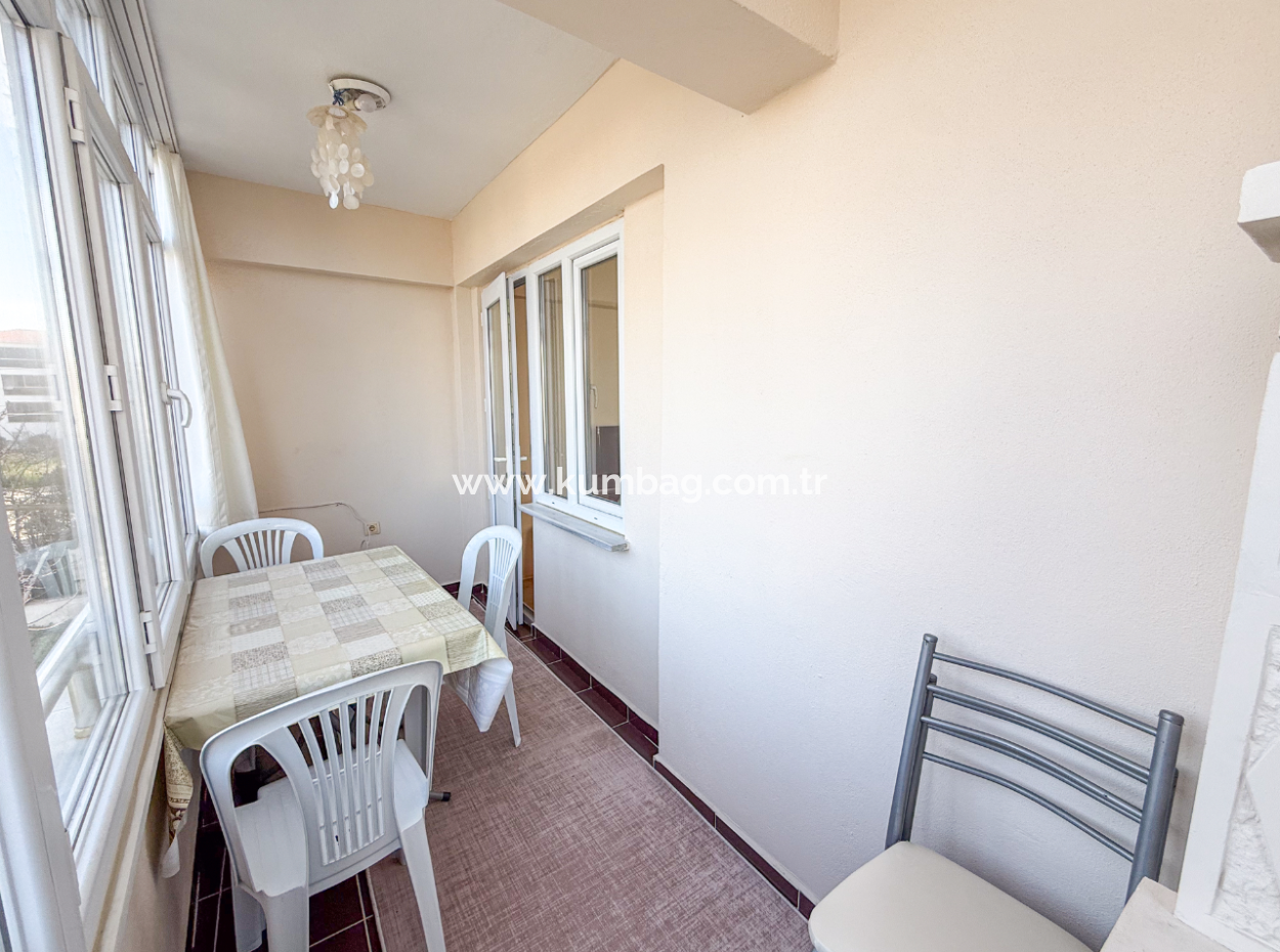 Spacious 2 1 Flat For Sale In A Residential Building On Kumbağ Market Street