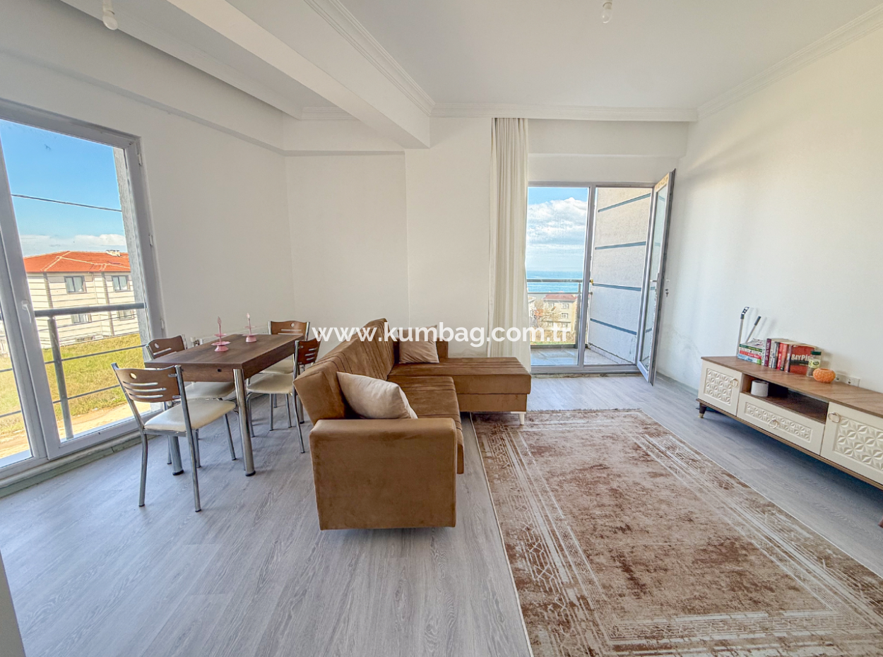 2 1 Flats For Sale In Kumbağ With Panoramic Sea View