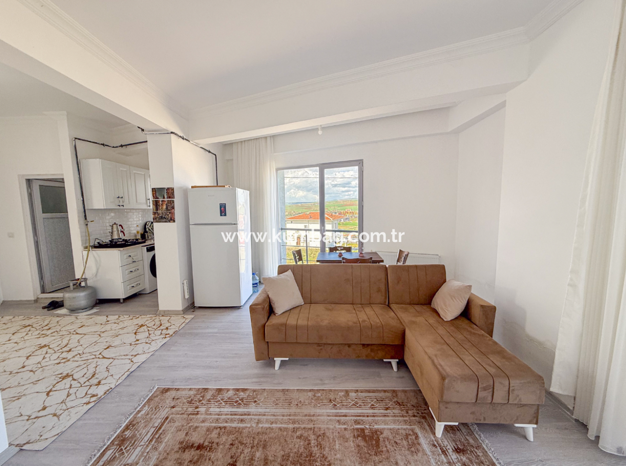 2 1 Flats For Sale In Kumbağ With Panoramic Sea View