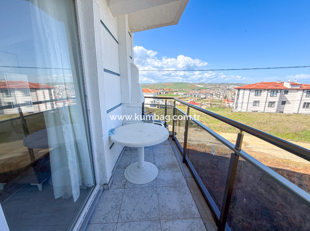 2 1 Flats For Sale In Kumbağ With Panoramic Sea View