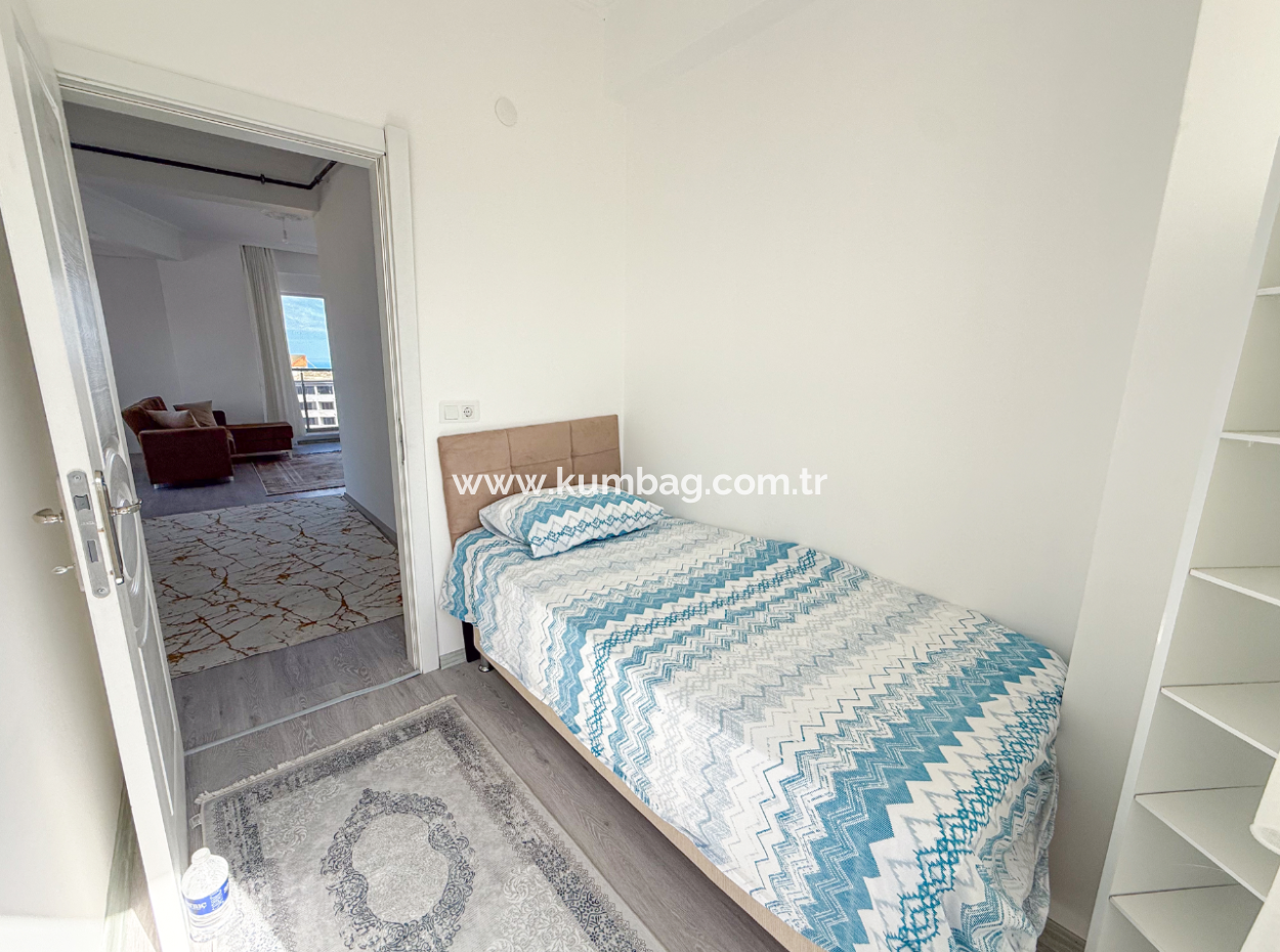2 1 Flats For Sale In Kumbağ With Panoramic Sea View