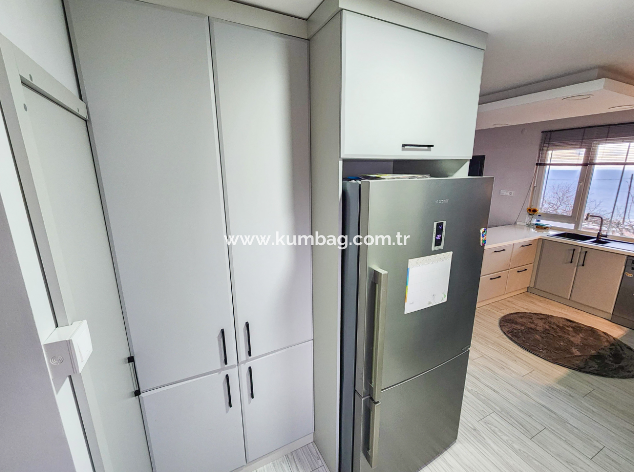 3 1 Duplex Villa For Sale In Kumbağ With Panoramic Sea View