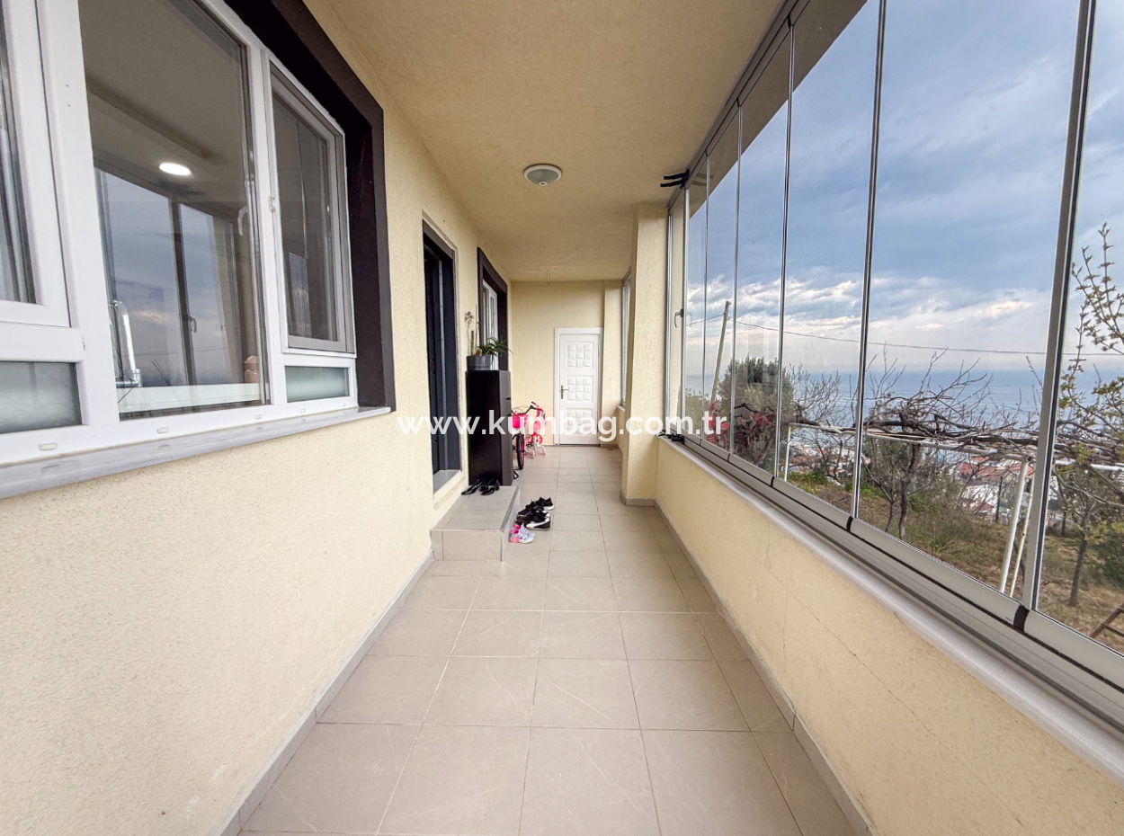 3 1 Duplex Villa For Sale In Kumbağ With Panoramic Sea View