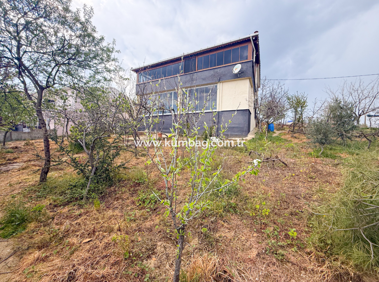 3 1 Duplex Villa For Sale In Kumbağ With Panoramic Sea View