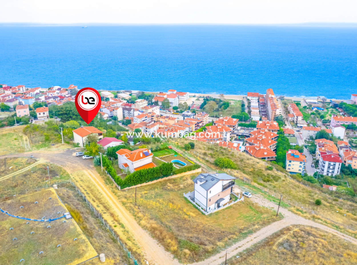 3 1 Duplex Villa For Sale In Kumbağ With Panoramic Sea View