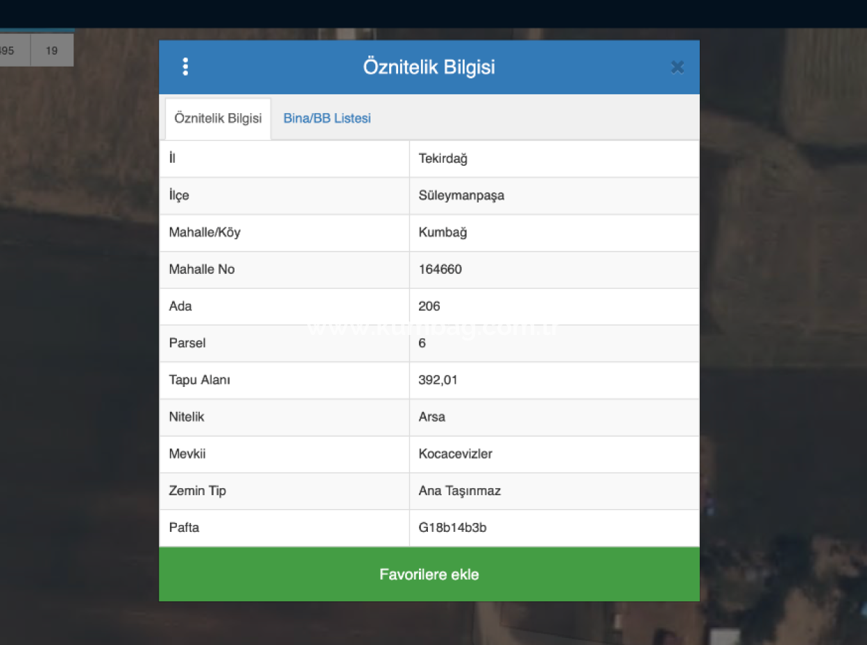 Land For Sale With 392 M2 Residential Zoning In A Rapidly Developing Region In Kumbağ