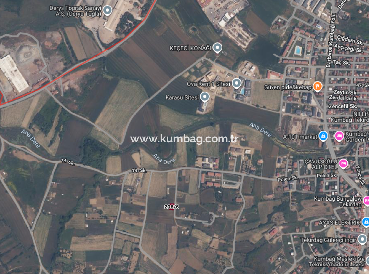 Land For Sale With 392 M2 Residential Zoning In A Rapidly Developing Region In Kumbağ