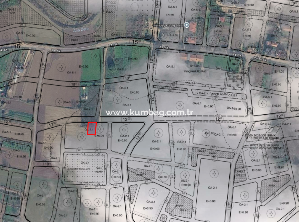 Land For Sale With 392 M2 Residential Zoning In A Rapidly Developing Region In Kumbağ