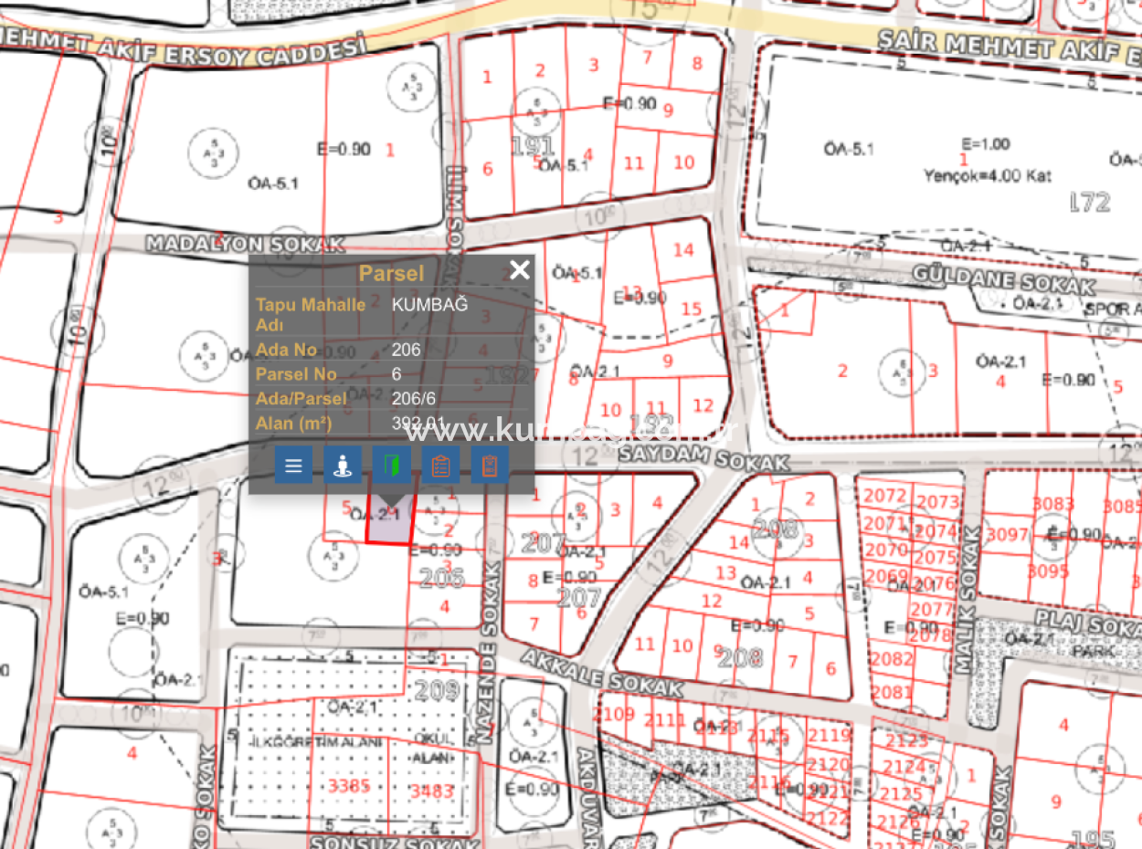 Land For Sale With 392 M2 Residential Zoning In A Rapidly Developing Region In Kumbağ