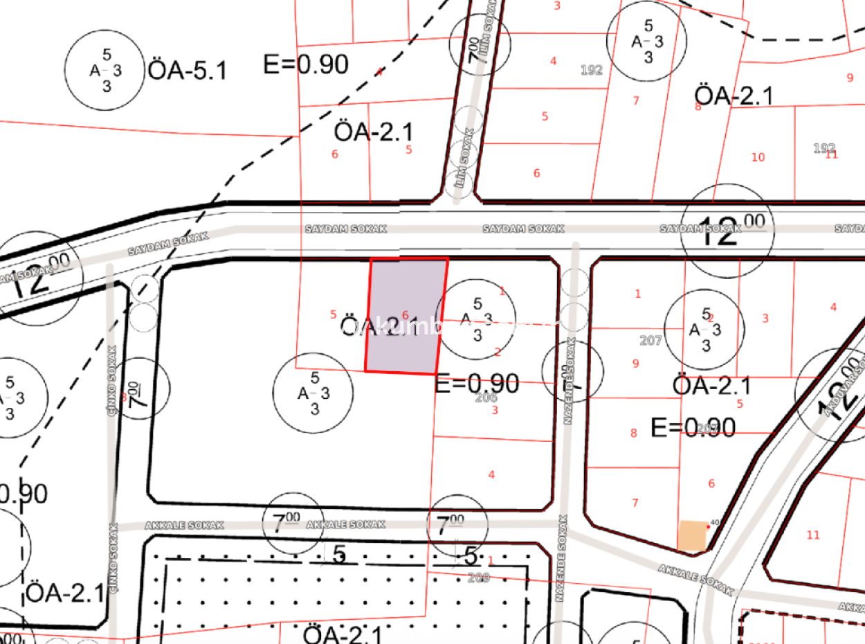 Land For Sale With 392 M2 Residential Zoning In A Rapidly Developing Region In Kumbağ
