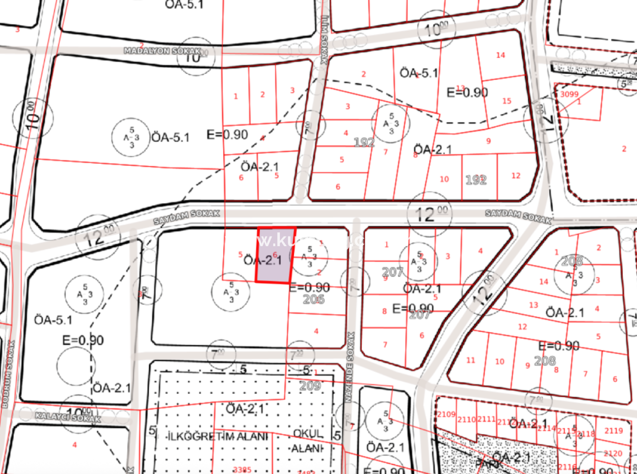 Land For Sale With 392 M2 Residential Zoning In A Rapidly Developing Region In Kumbağ