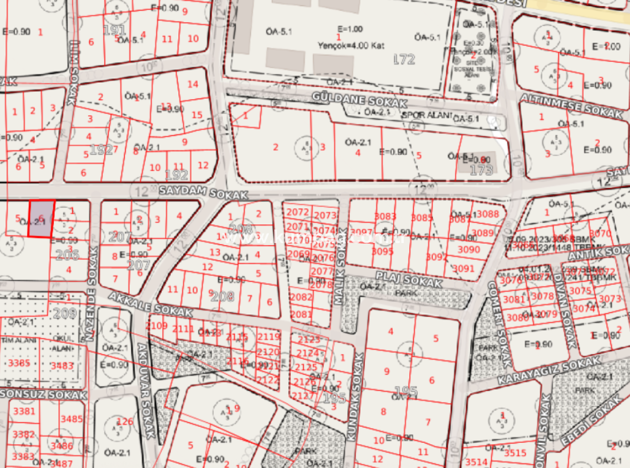 Land For Sale With 392 M2 Residential Zoning In A Rapidly Developing Region In Kumbağ