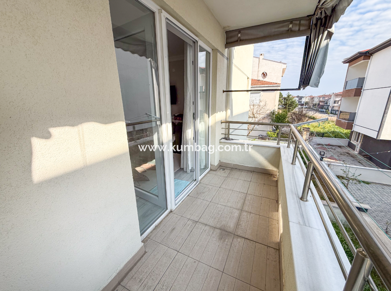 1 1 Flat For Sale In A Residential Building Close To Gündal Beach In Kumbağ