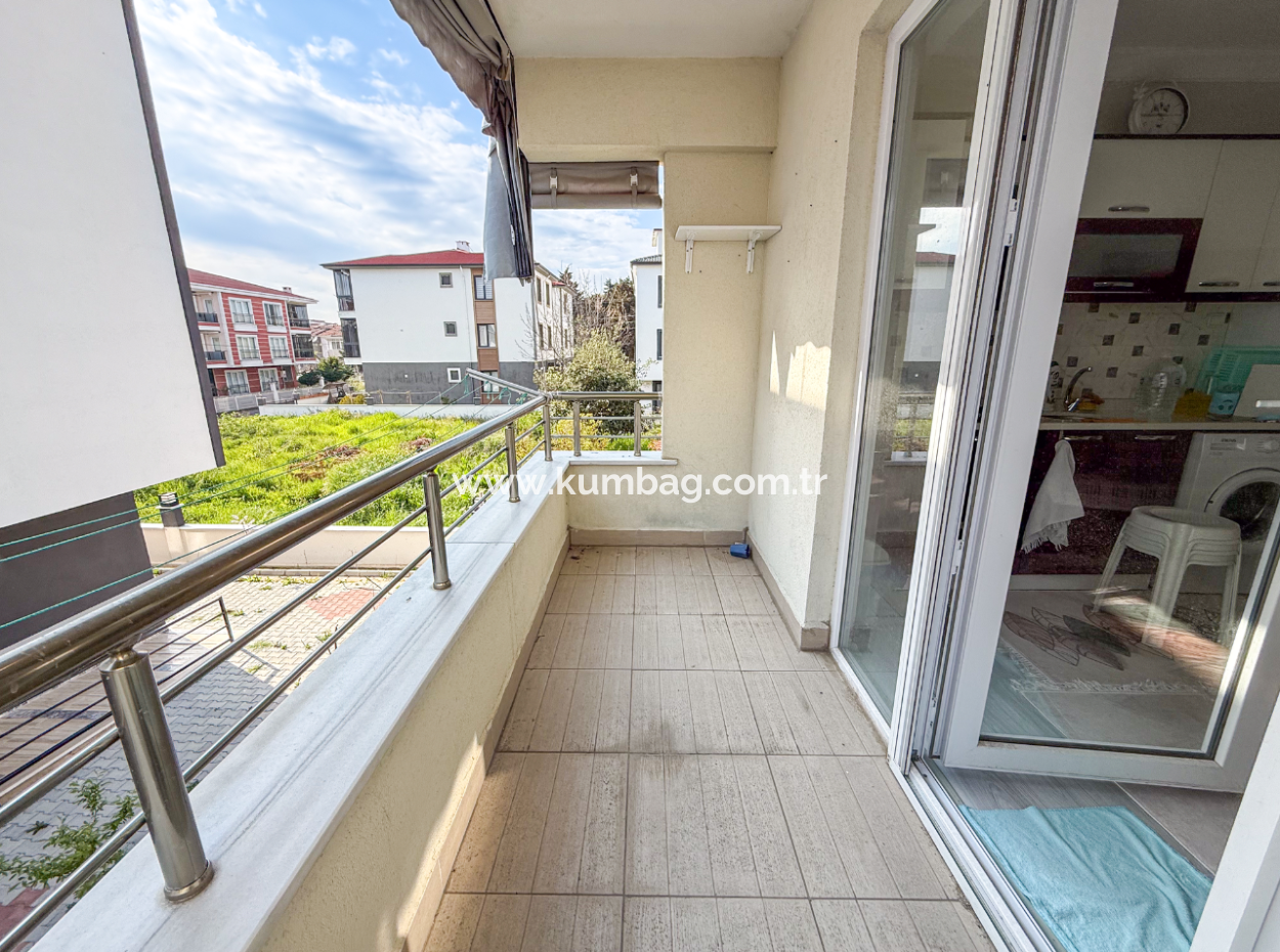 1 1 Flat For Sale In A Residential Building Close To Gündal Beach In Kumbağ