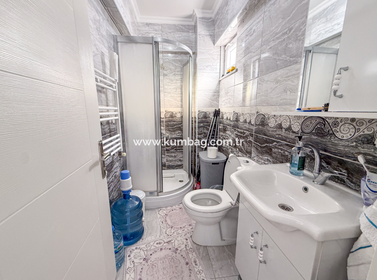 1 1 Flat For Sale In A Residential Building Close To Gündal Beach In Kumbağ