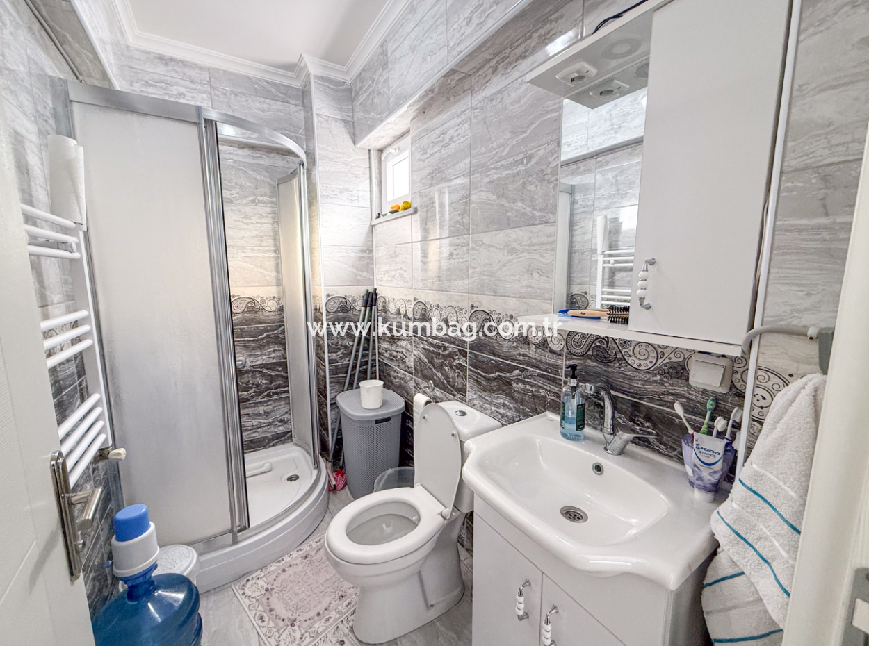 1 1 Flat For Sale In A Residential Building Close To Gündal Beach In Kumbağ