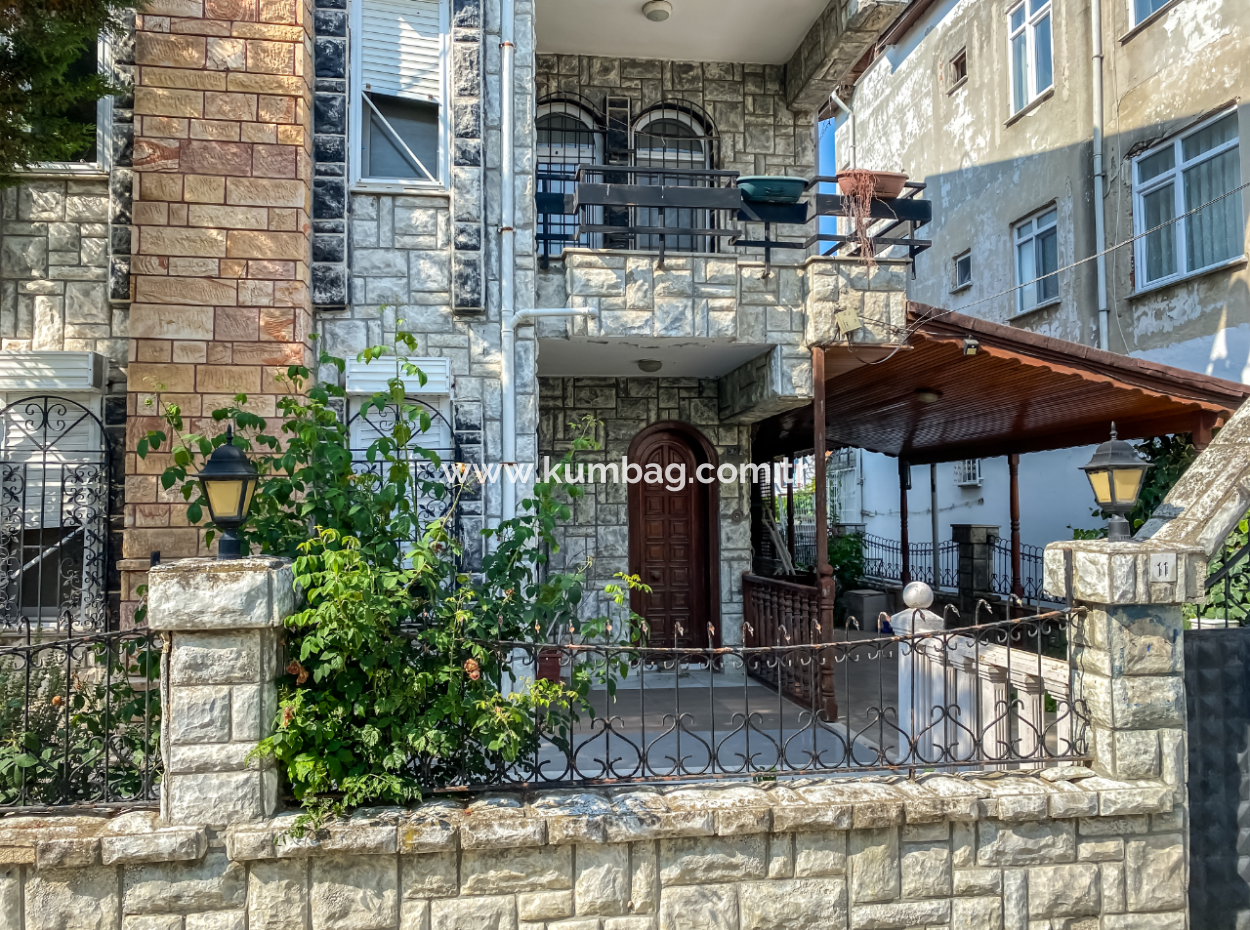 Triplex 4 1 Villa For Sale In Stone Cladding On The Sea Side In Kumbağ