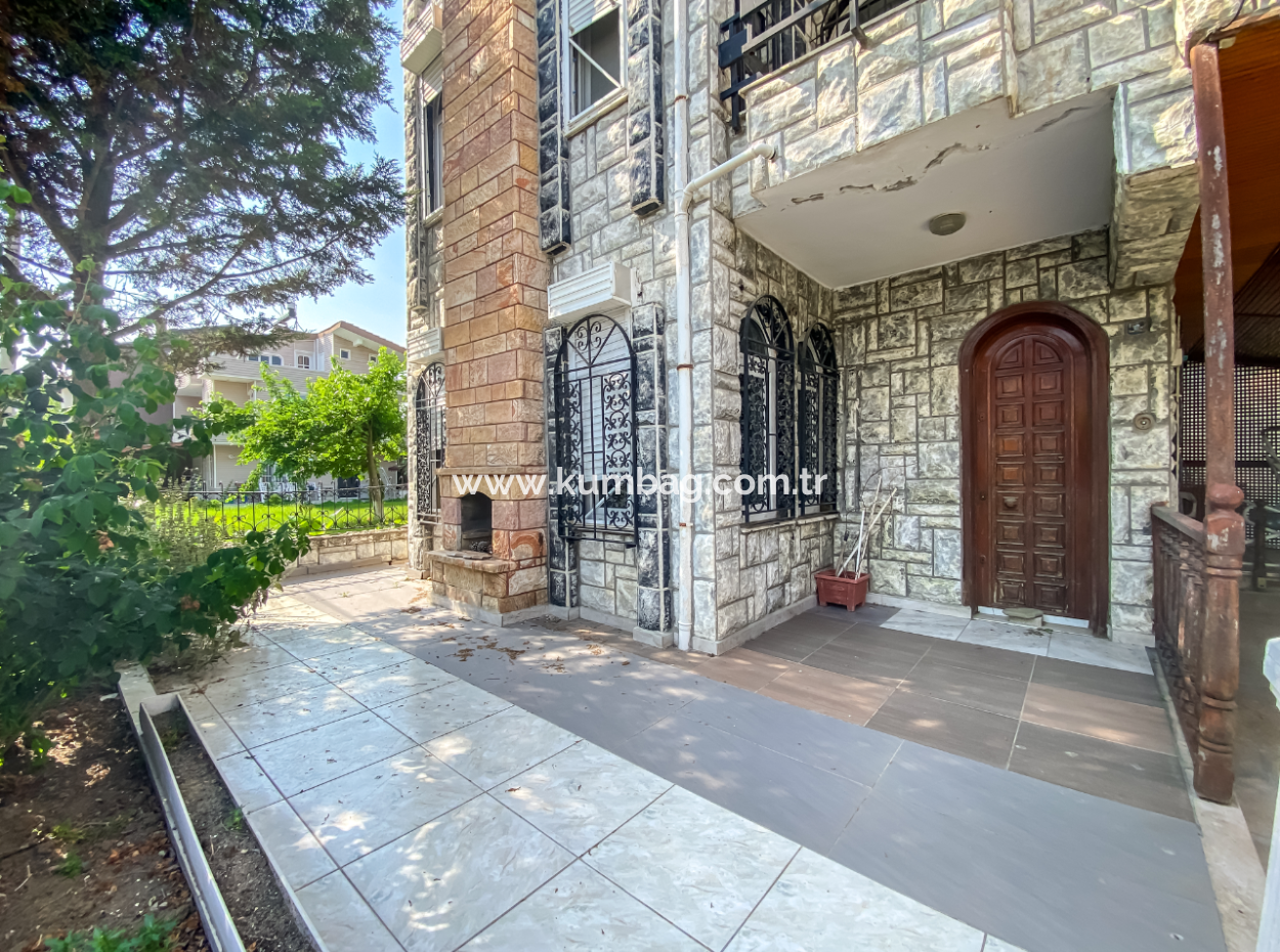 Triplex 4 1 Villa For Sale In Stone Cladding On The Sea Side In Kumbağ
