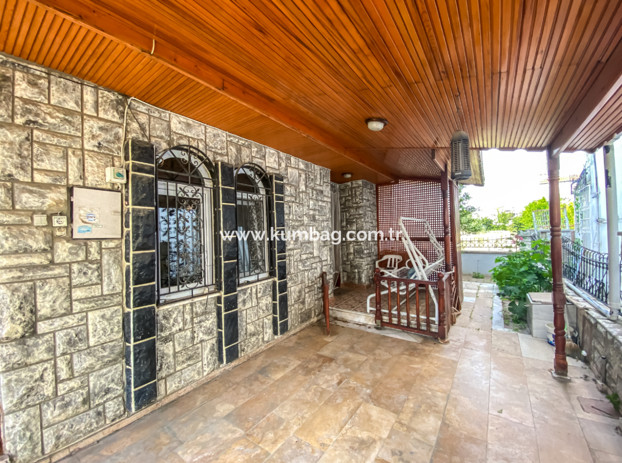 Triplex 4 1 Villa For Sale In Stone Cladding On The Sea Side In Kumbağ