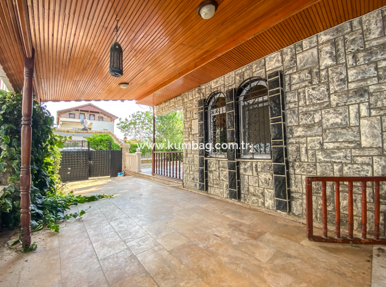 Triplex 4 1 Villa For Sale In Stone Cladding On The Sea Side In Kumbağ