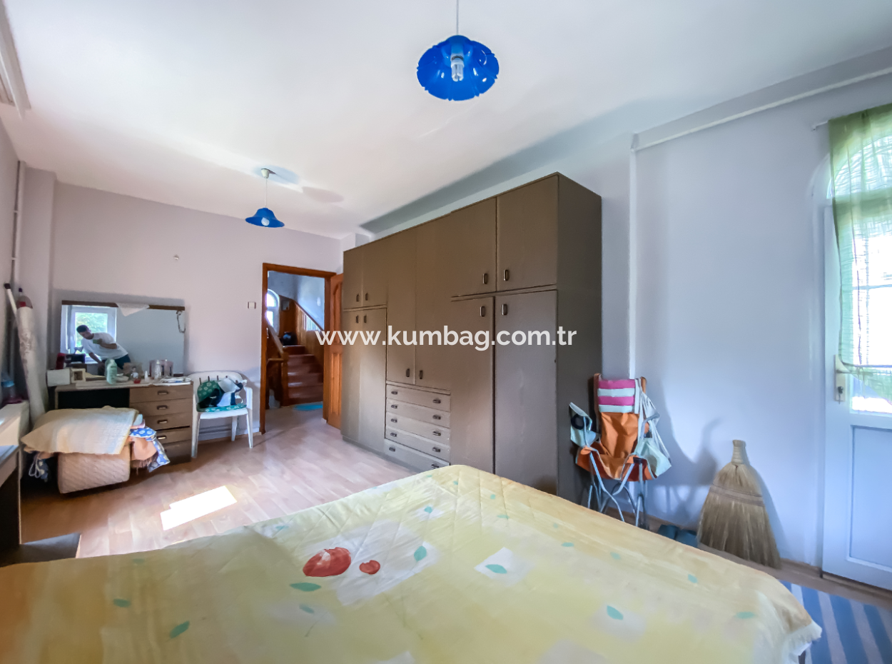 Triplex 4 1 Villa For Sale In Stone Cladding On The Sea Side In Kumbağ