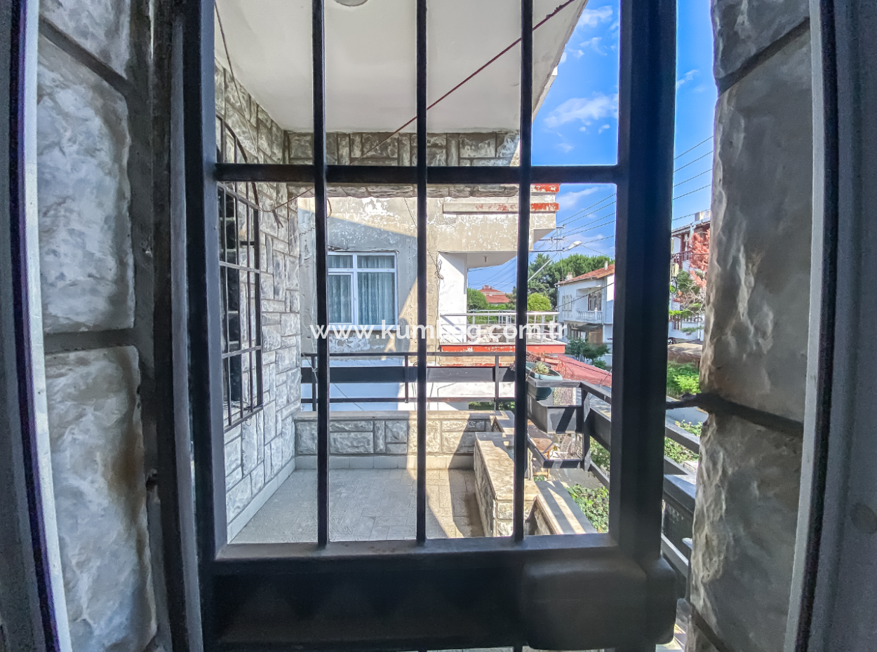 Triplex 4 1 Villa For Sale In Stone Cladding On The Sea Side In Kumbağ