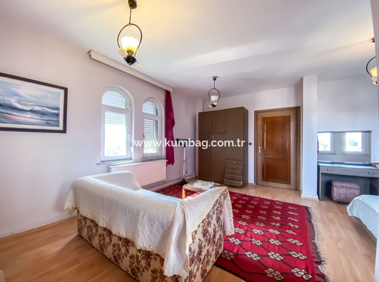 Triplex 4 1 Villa For Sale In Stone Cladding On The Sea Side In Kumbağ